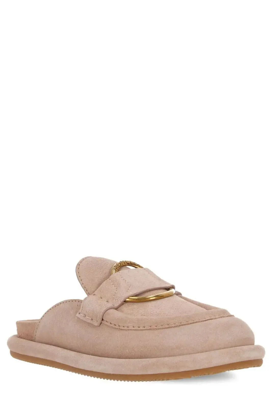 Moncler Slip On Logo Engraved Mules