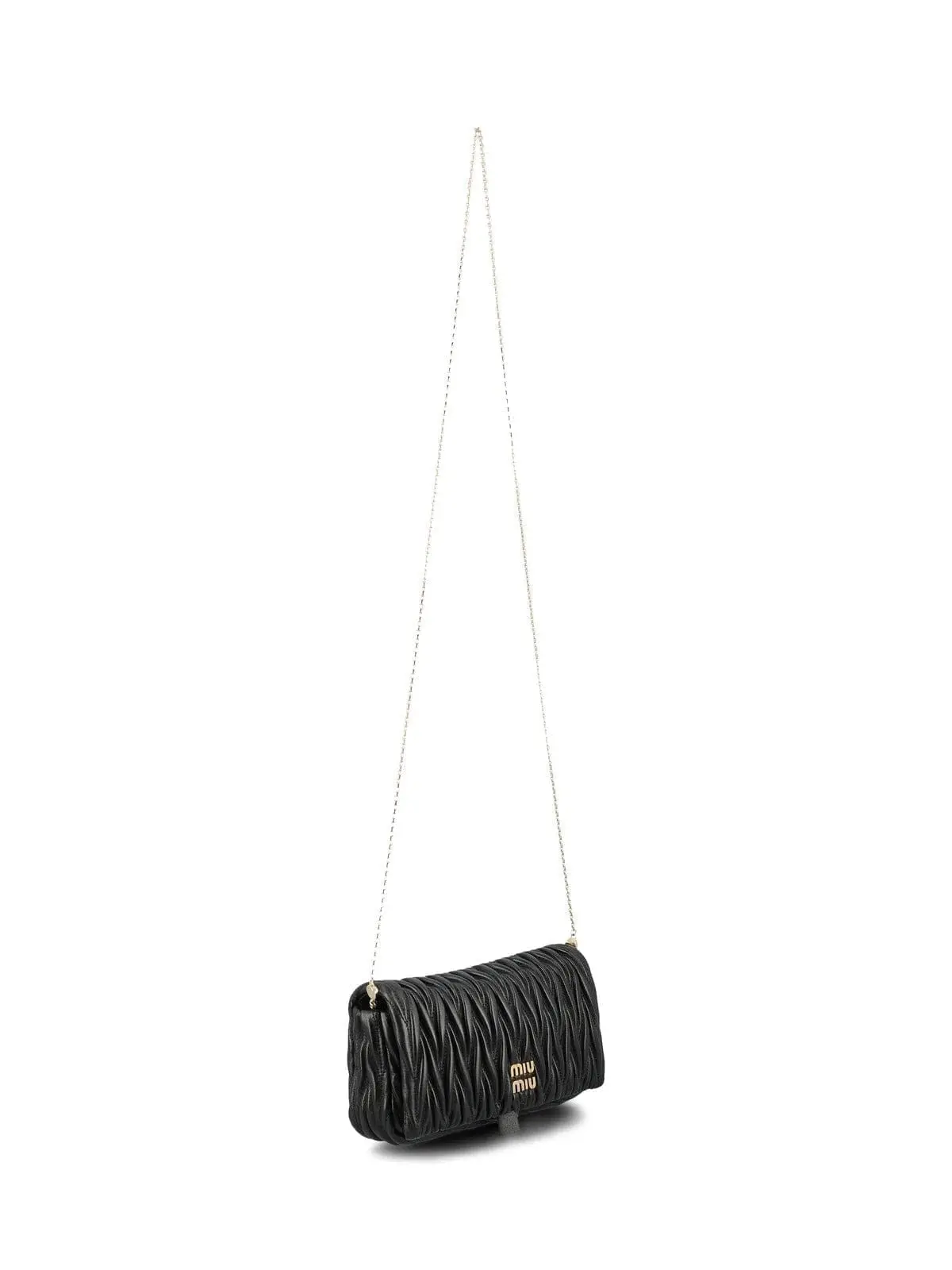 Miu Miu Matelasse Effect Chain Linked Mini Shoulder Bag
