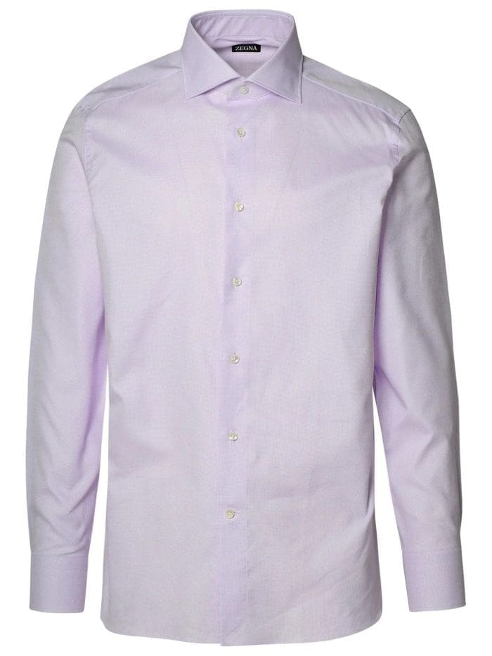Z Zegna Long Sleeved Buttoned Shirt