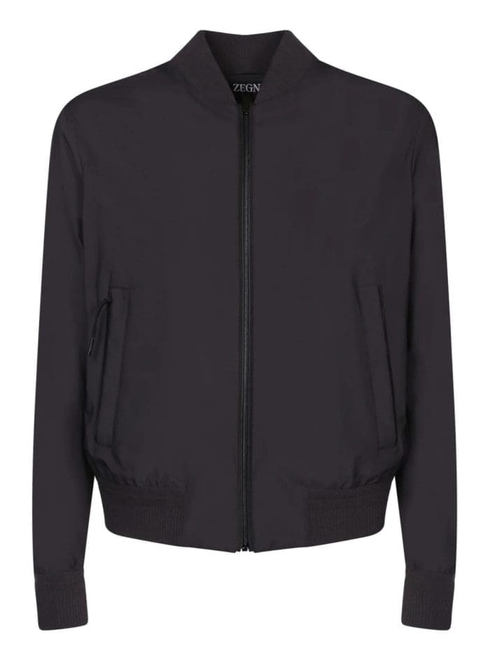 Z Zegna Zipped Bomber Jacket