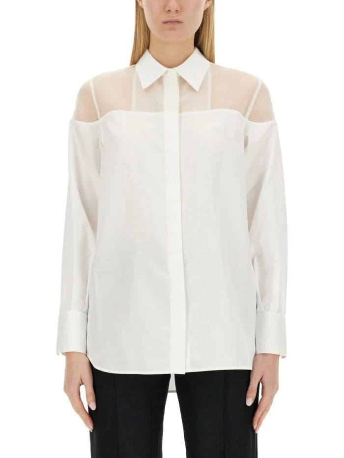 Helmut Lang Long-Sleeved Tuxedo Shirt
