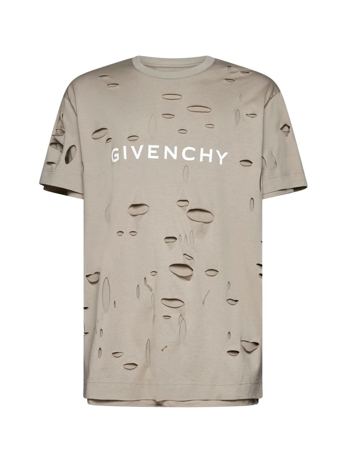 Givenchy Distressed Crewneck T Shirt
