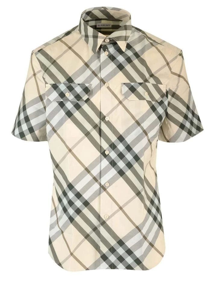 Burberry Nova Checkered Short-Sleeved Shirt
