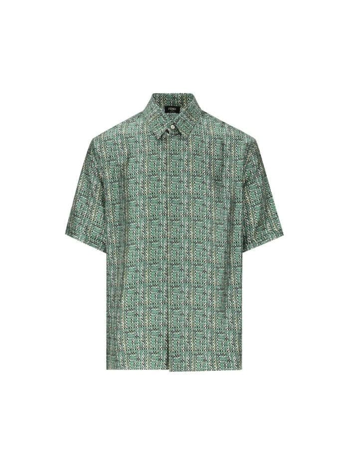 Fendi FF Jacquard Short Sleeevd Shirt