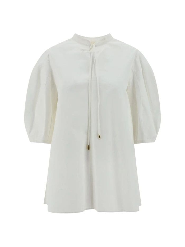 Chloé Tie-Detailed Tunic Shirt