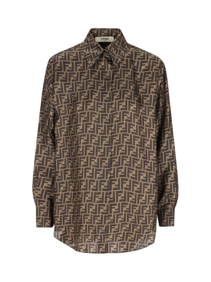 Fendi FF Motif Twill Shirt
