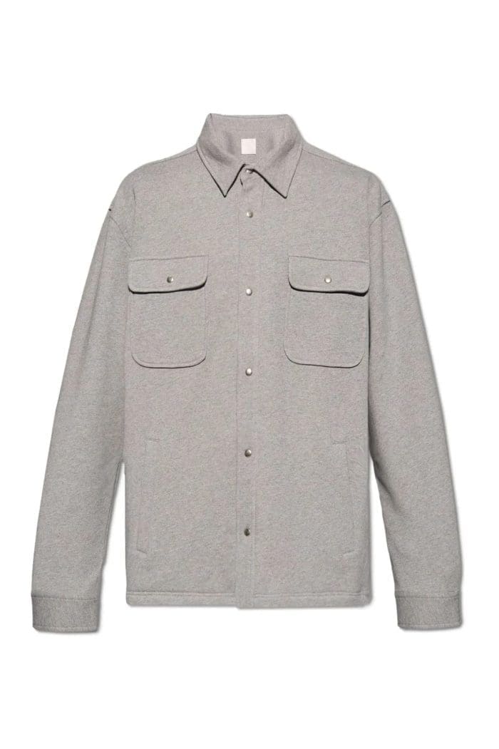Givenchy Logo Embroidered Fleece Shirt
