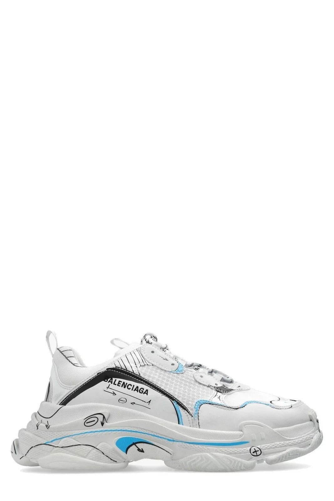 Balenciaga triple s shoe laces shop
