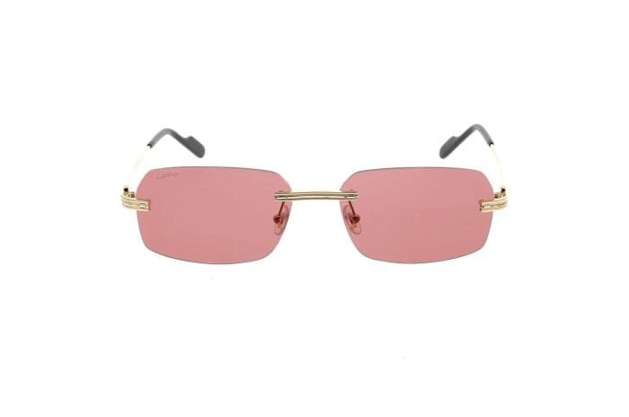Cartier Rectangular Frame Sunglasses