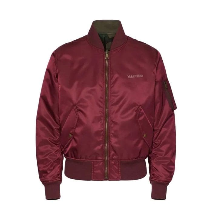 Valentino Zip-Up Straight Hem Reversible Jacket