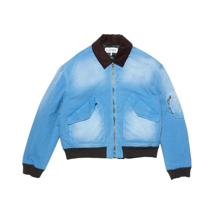 Loewe Sun-Bleached Effect Bomber Jacket