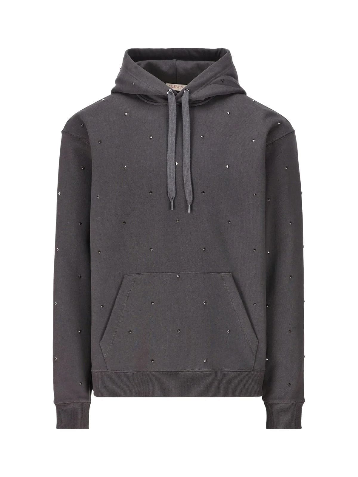 Embellished drawstring hoodie store