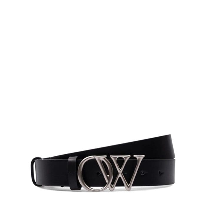 Off-White Logo Plaque Buckled Belt