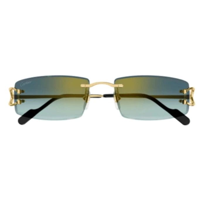 Cartier Geometric Frame Sunglasses