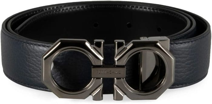 Salvatore Ferragamo Logo Buckled Reversible Belt