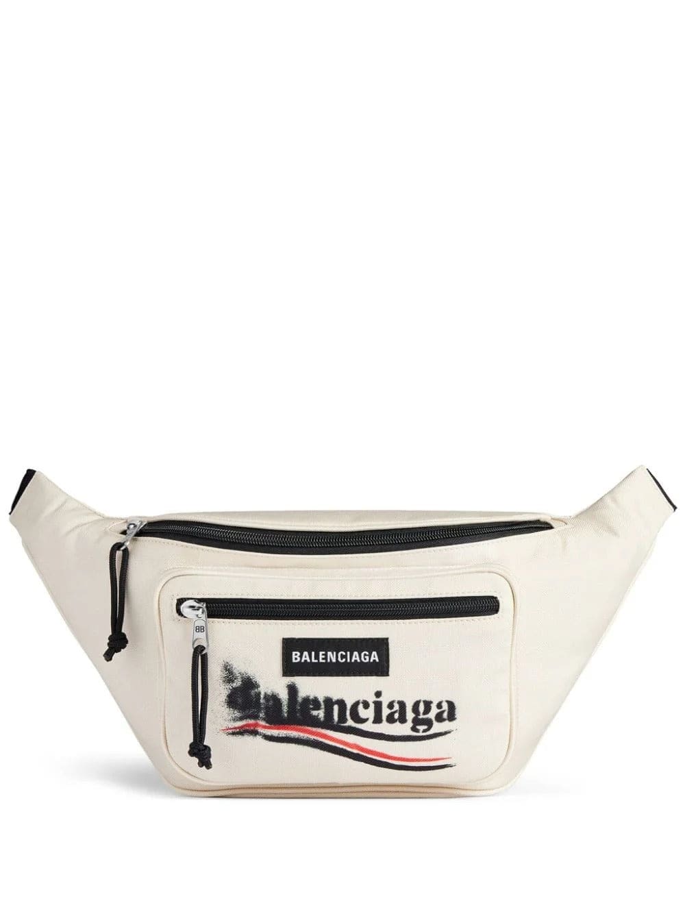 Balenciaga Logo Embroidered Explorer Belt Bag