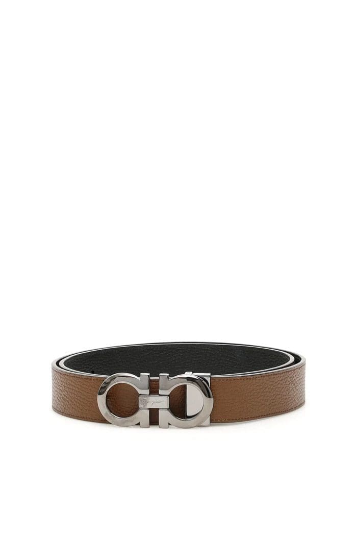 Salvatore Ferragamo Gancini Reversible Belt