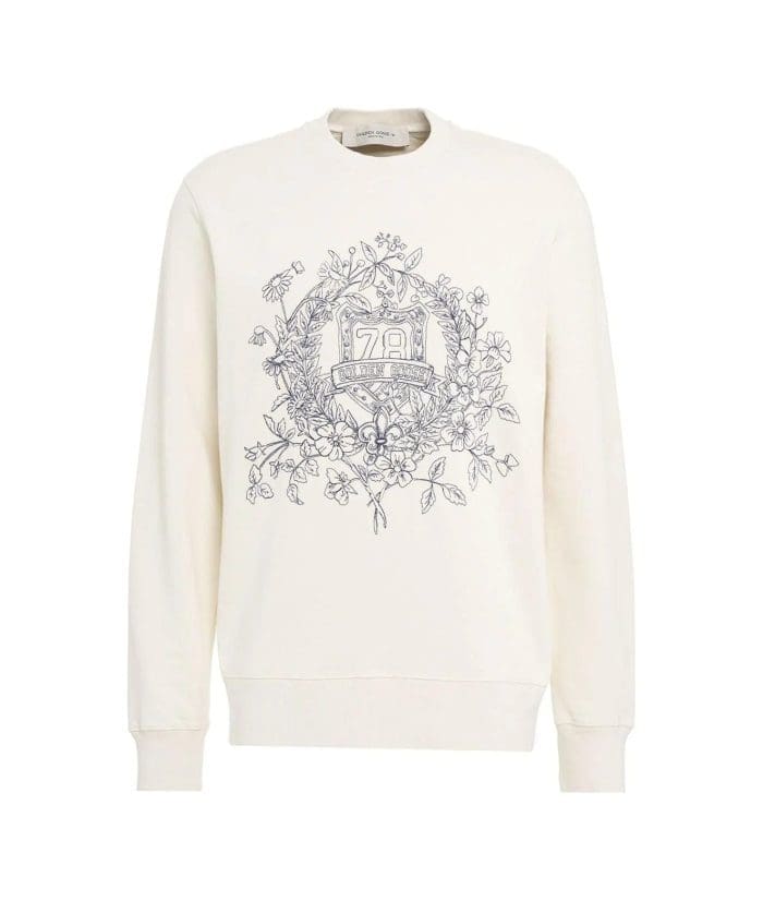 Golden Goose Deluxe Brand Floral Embroidered Sweatshirt