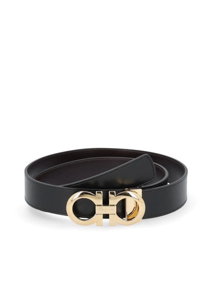 Salvatore Ferragamo Gancini Reversible Belt