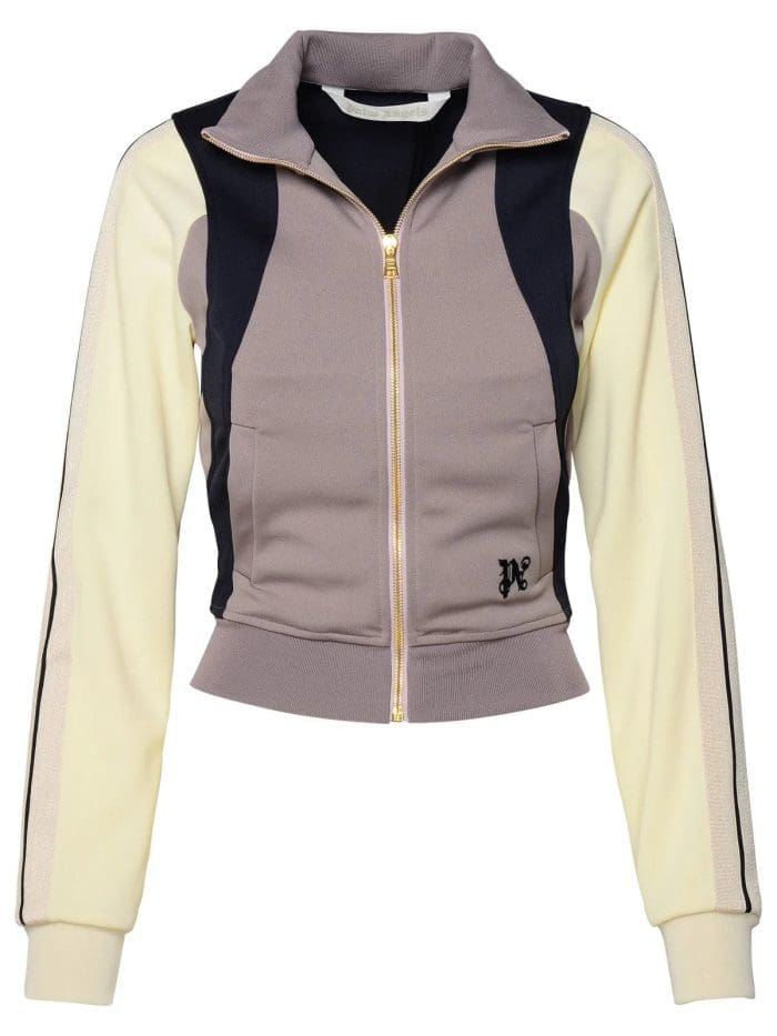 Palm Angels PA Monogram Embroidered Colour-Blocked Track Jacket