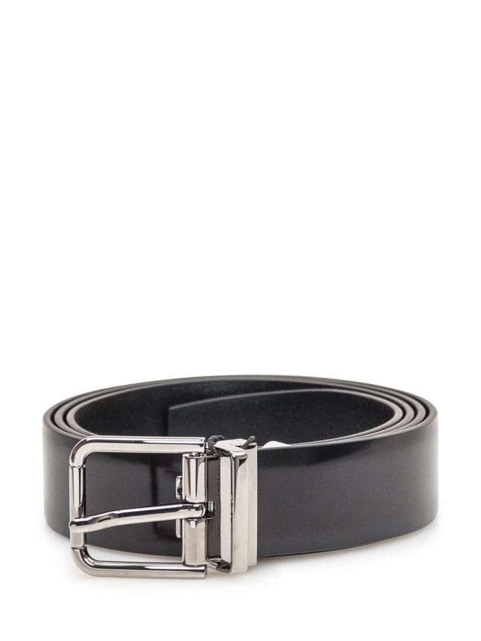 Dolce & Gabbana Logo Engraved Belt