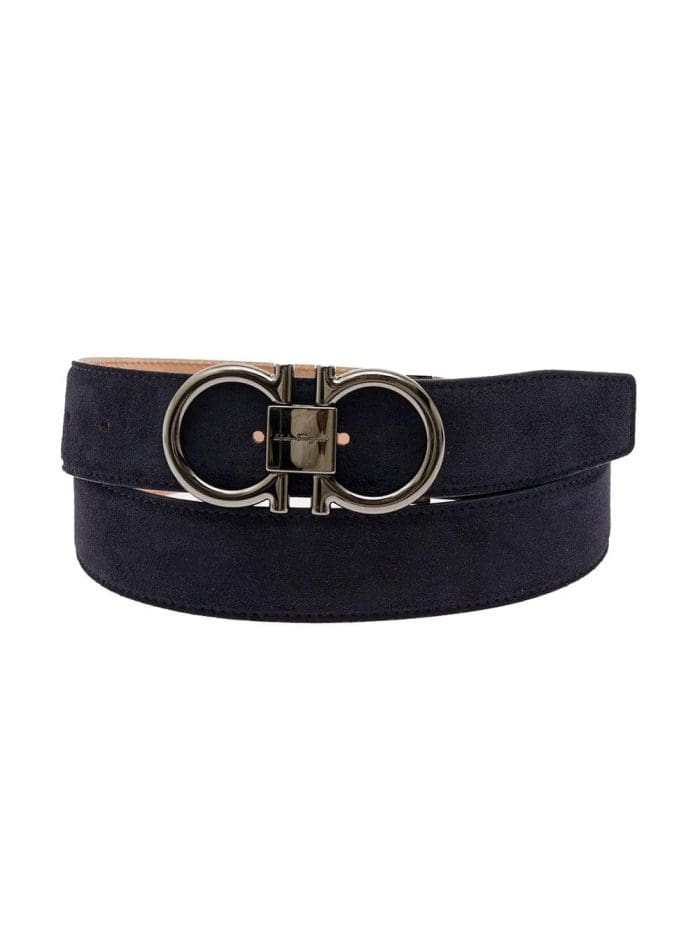 Salvatore Ferragamo Logo Plaque Belt