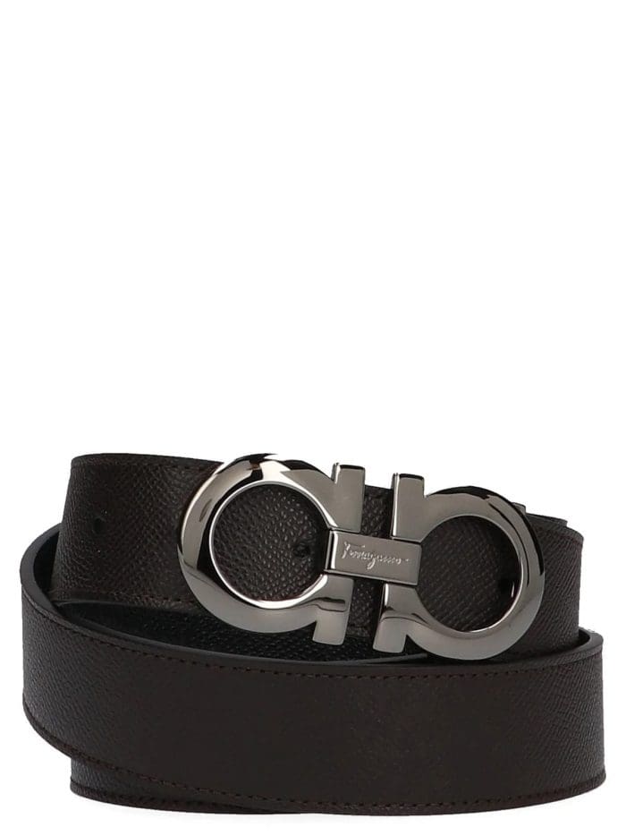 Salvatore Ferragamo Gancini Reversible Buckle Belt
