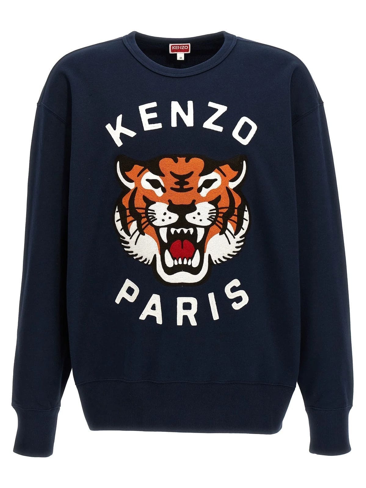 Kenzo Lucky Tiger Logo Embroidered Sweatshirt