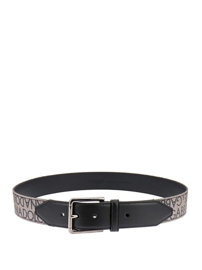 Dolce & Gabbana Logo-Embroidered Buckle Belt