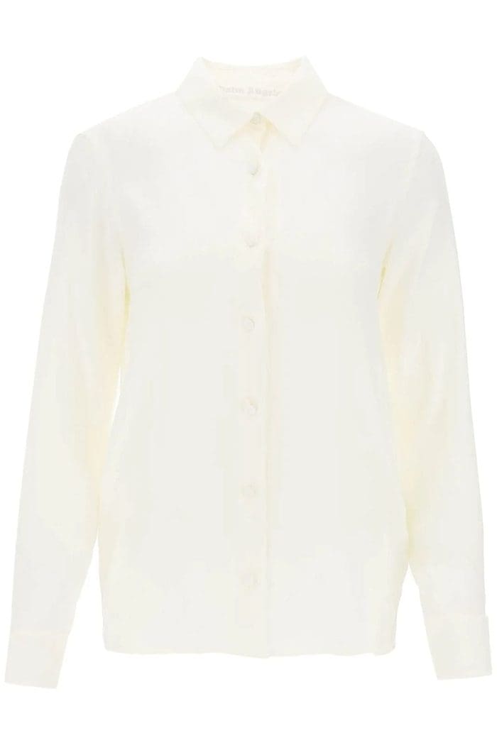 Palm Angels Monogram-Jacquard Buttoned Shirt