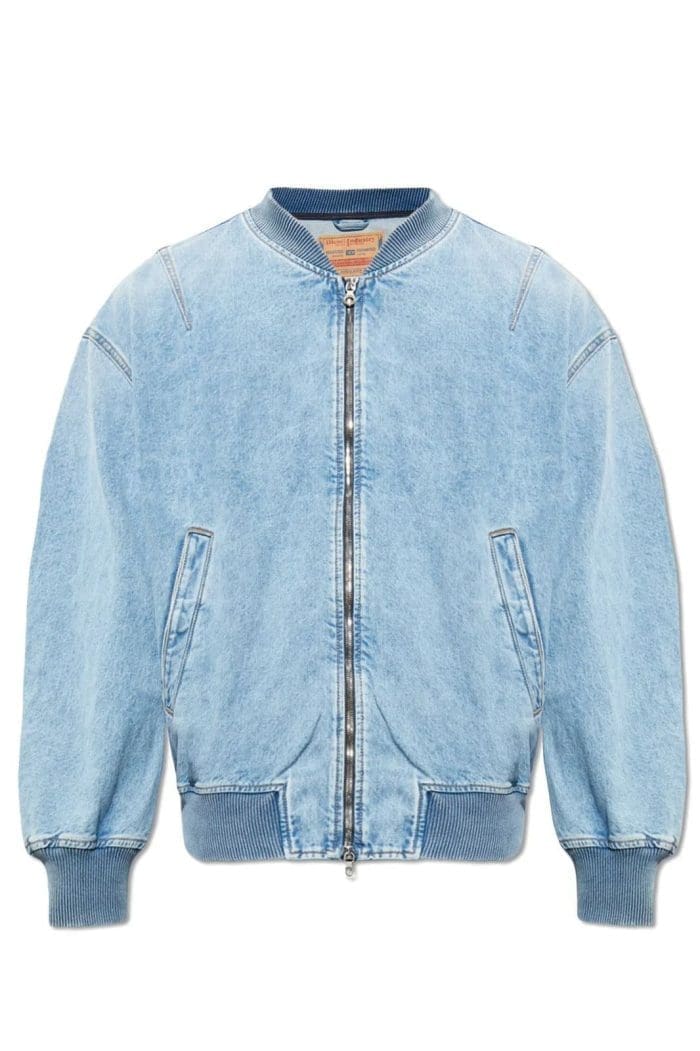 Diesel D Vinz Zipped Denim Jacket