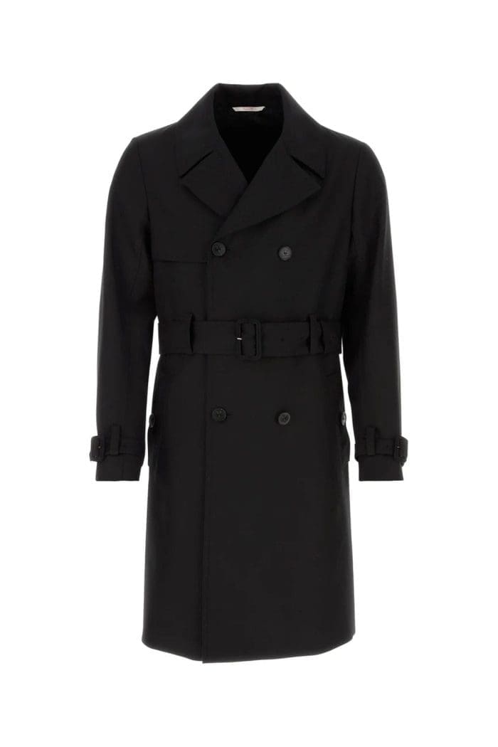 Valentino Double-Breasted Belted Coat