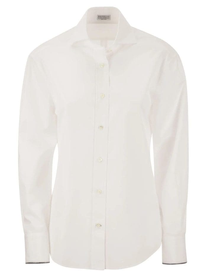 Brunello Cucinelli Long-Sleeved Button-Up Shirt