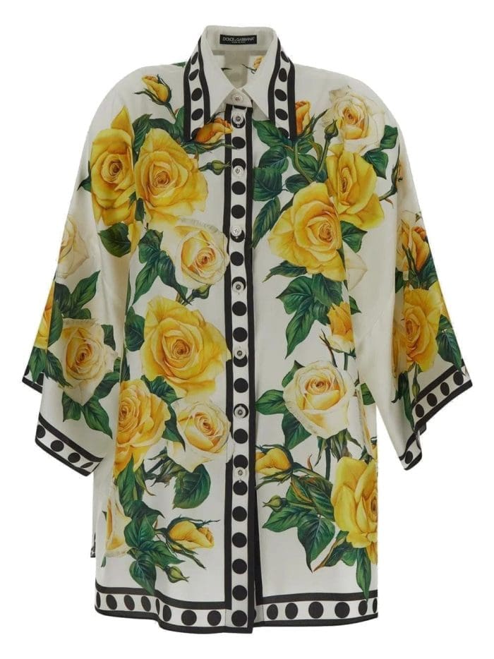 Dolce & Gabbana Floral Printed Shirt